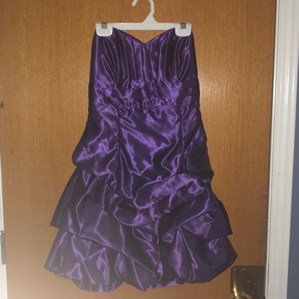 Purple homecoming dress